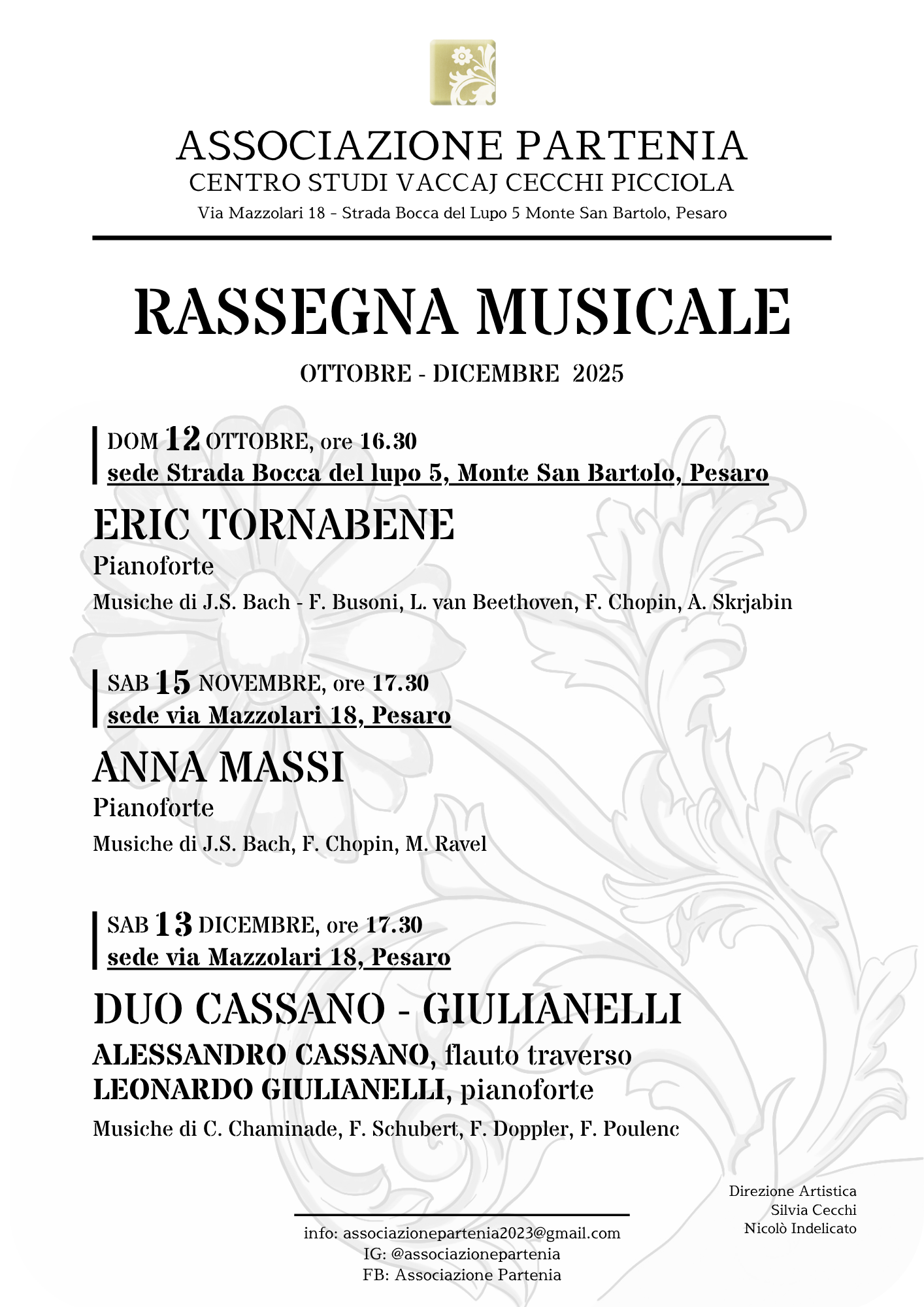 Prossimi eventi associativi