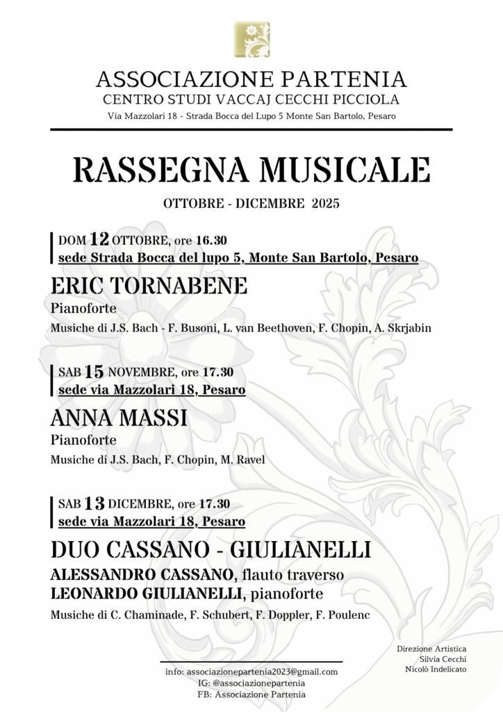 Locandina Novembre-Dicembre 2025